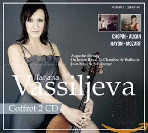 CD cover featuring pianist Tatjana Vassilieva and composers’ names.