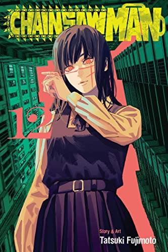 “Chainsaw Man” volume 12 cover featuring a young woman with dark hair.