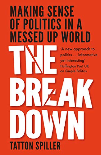 Book cover with orange background, black and white text, and a diagonal slash design.