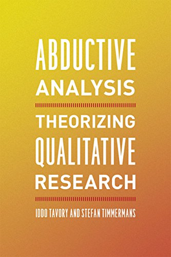 Book cover with yellow to orange gradient and white text titled Abductive Analysis.