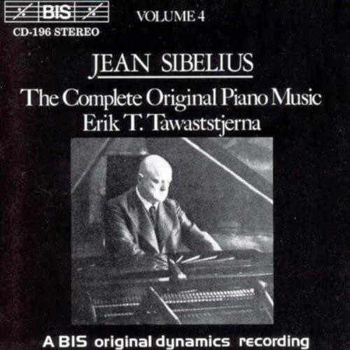 CD cover featuring pianist Erik Tawaststjerna and Jean Sibelius’ music.