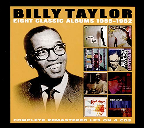Billy Taylor album cover featuring a portrait and album art collage.