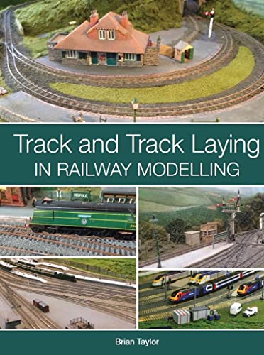 Book cover showing model railway track layouts, trains, and buildings with the title text.