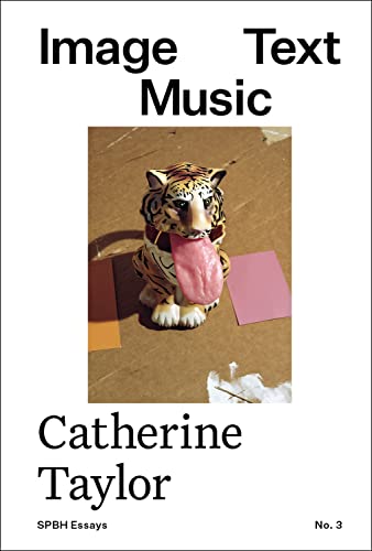 Book cover with title "Image Text Music" and a ceramic tiger.
