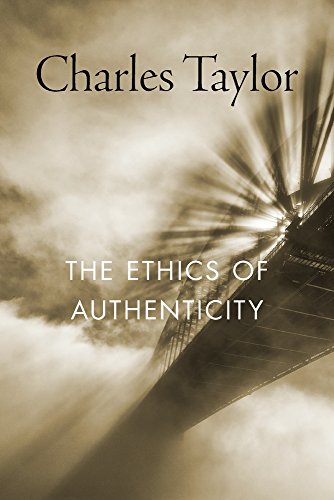 Book cover of The Ethics of Authenticity by Charles Taylor showing a bridge silhouette.