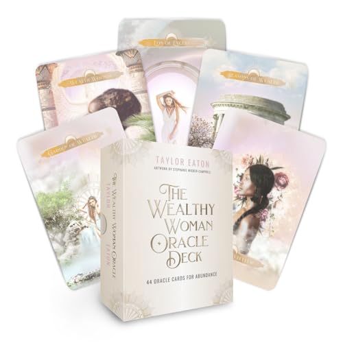 Oracle card deck in a box, featuring women and floral imagery.