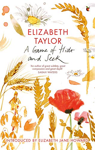 Book cover with watercolor wildflowers and wheat, featuring title and author Elizabeth Taylor.