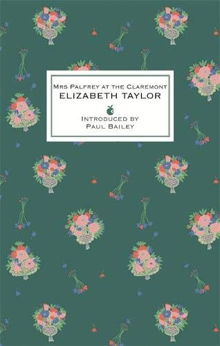 Book cover with a dark green background featuring a repeating floral pattern and white text.