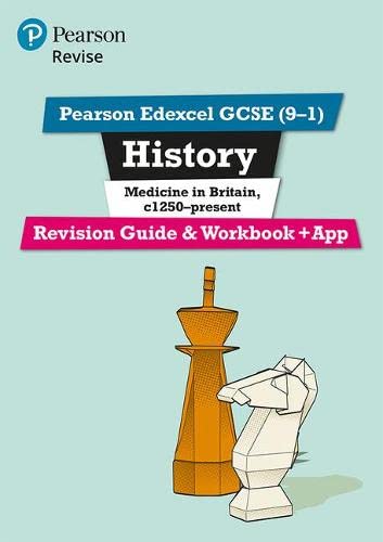 Pearson Edexcel GCSE History revision guide cover featuring a chess king and knight.