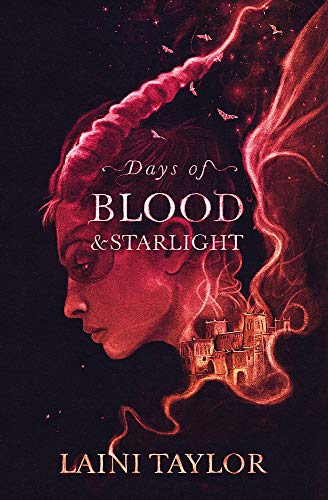 Book cover featuring a profile of a horned figure against a dark red background.