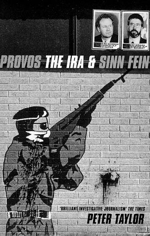 Book cover: "The Provos" with image of armed figure and portraits.
