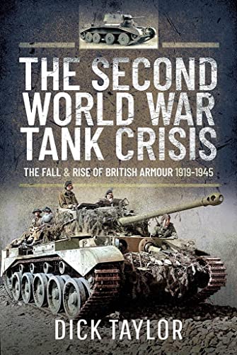 Book cover depicting a British tank and soldiers from WWII.