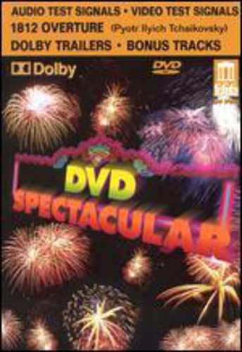 DVD cover with fireworks and bold text "DVD Spectacular" featuring Tchaikovsky's 1812 Overture.