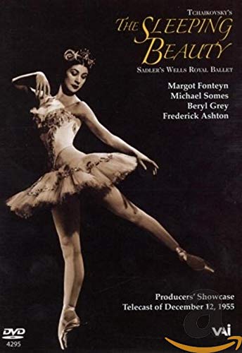 DVD cover for Tchaikovsky’s “Sleeping Beauty” ballet featuring Margot Fonteyn.