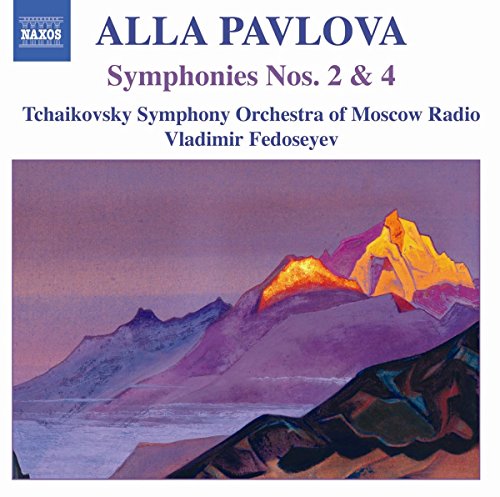 CD cover for Tchaikovsky symphonies with a mountain landscape.