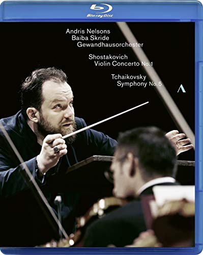 Blue Blu-ray case with a conductor and musicians on the cover.