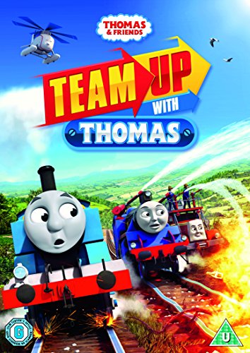 Thomas & Friends DVD cover featuring Thomas, Percy, and a helicopter.