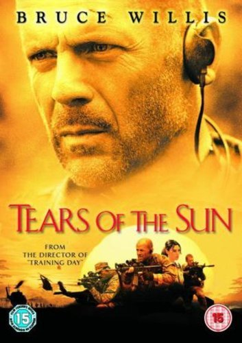 DVD cover for Tears of the Sun featuring Bruce Willis and a military team.