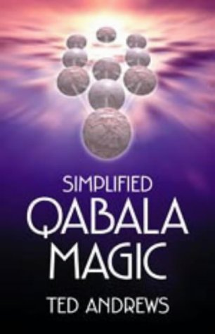 Book cover with a tree of life diagram and title "Simplified Qabala Magic".