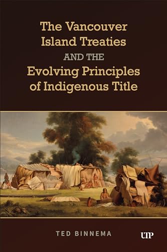 Book cover depicting an Indigenous village scene and title about treaties.