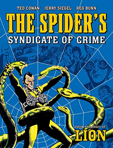 Vintage comic book cover featuring The Spider battling snakes and villains.