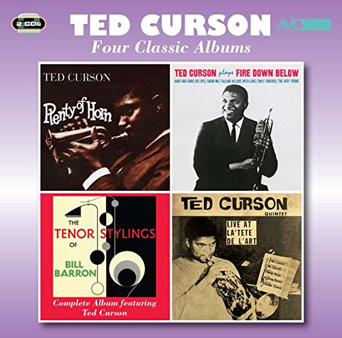 CD cover featuring four classic Ted Curson album artworks in a grid layout.