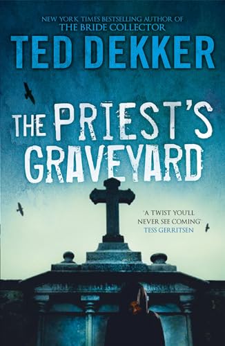 Book cover featuring a stone cross, a hooded figure, and birds against blue sky.