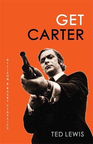 Book cover featuring a man in a suit pointing a gun on orange background.