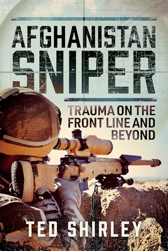 Book cover: soldier aiming a rifle in Afghanistan, titled "Afghanistan Sniper".