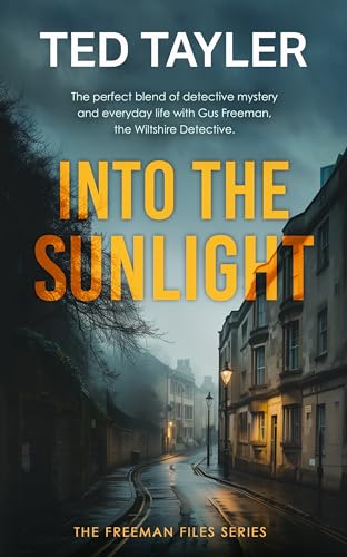 Book cover: "Into The Sunlight" with a misty street scene.