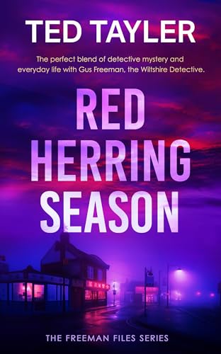 Book cover: “Red Herring Season” with a misty, dark rural scene.