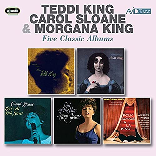 CD case featuring portraits of Teddi King, Carol Sloane, and Morgana King.