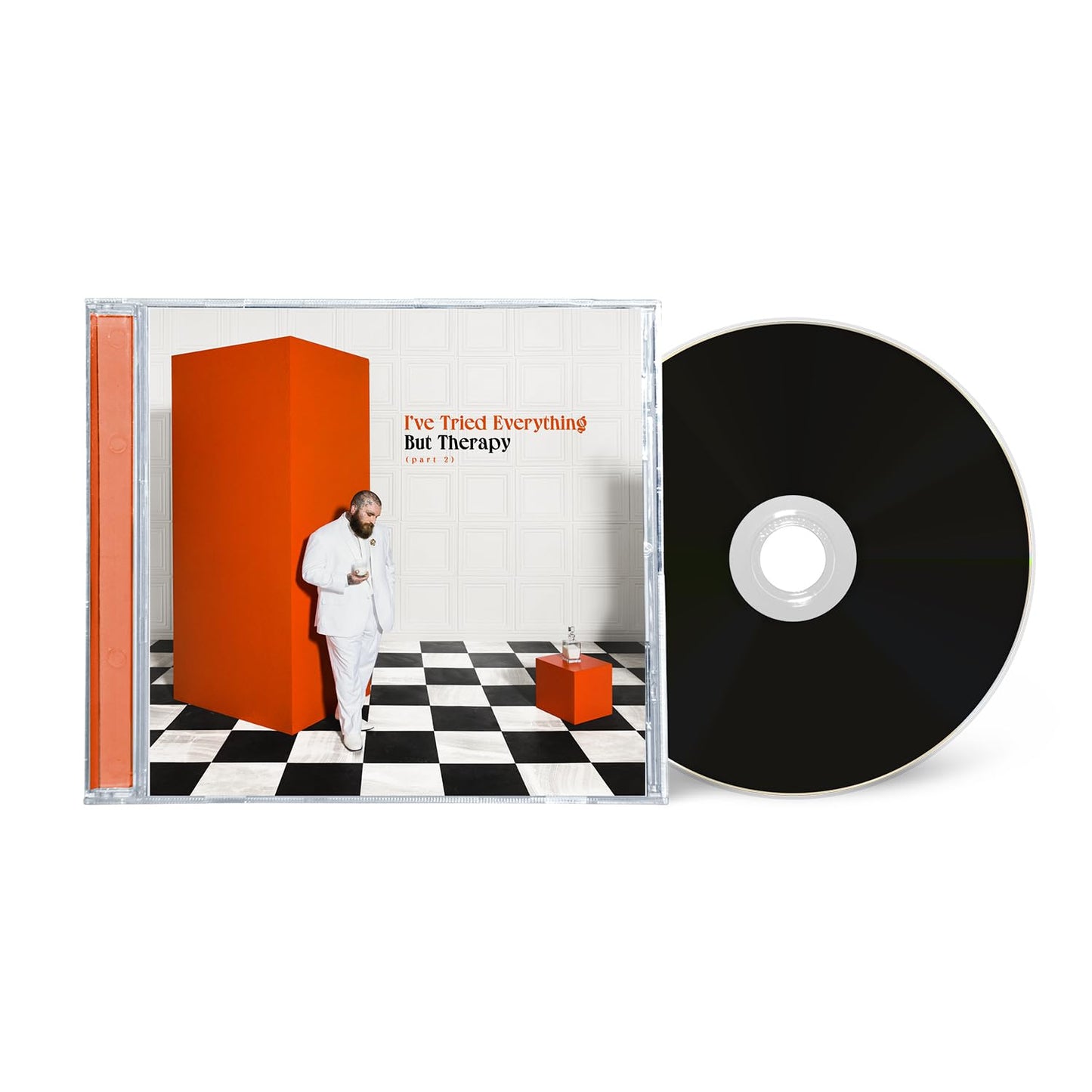 Teddy Swims album "I've Tried Everything But Therapy" CD case and disc.