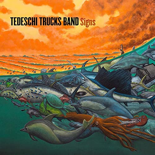 Tedeschi Trucks Band “Signs” album cover with fish and stormy sky.