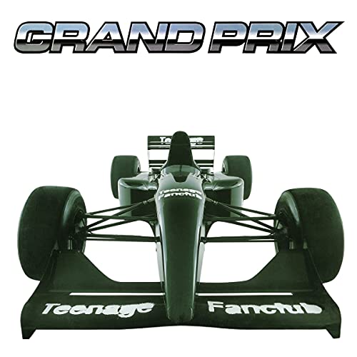 Album cover showing a Formula One race car with Teenage Fanclub text on white.
