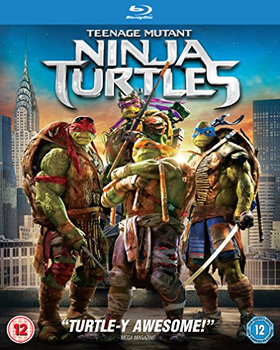 Teenage Mutant Ninja Turtles Blu-ray cover featuring the four turtles.
