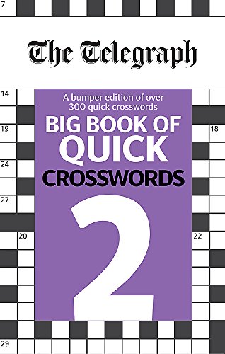Book cover with crossword grid, purple background, and large white number 2.