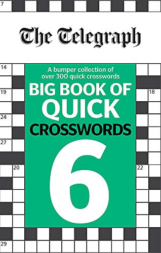 The Telegraph Big Book of Quick Crosswords 6 cover, with a large number 6.