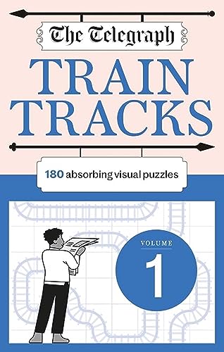 Book cover: "The Telegraph Train Tracks Volume 1" with a puzzle illustration.