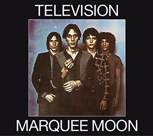 Television's "Marquee Moon" album cover featuring a portrait of the band.