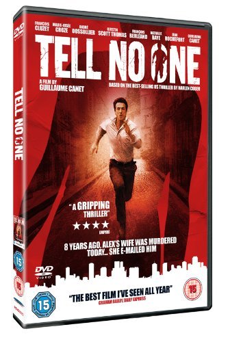 DVD cover for "Tell No One" featuring a man running down a hallway.