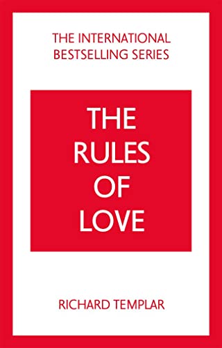 Book cover: "The Rules of Love" with red and white design.