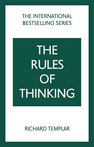 Book cover: "The Rules of Thinking" by Richard Templar, teal and white.
