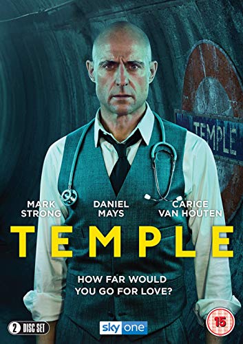 DVD cover featuring a bald man in a white shirt, blue vest, and stethoscope.