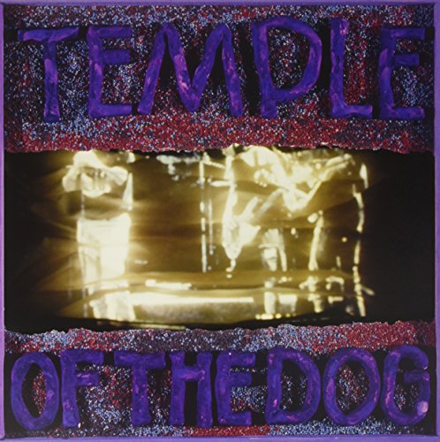 Album cover with purple text reading Temple of the Dog over a blurry band photo.