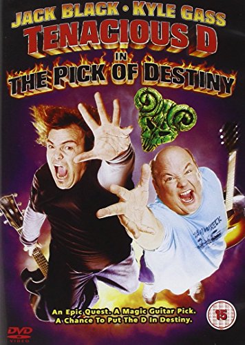 DVD cover featuring Jack Black and Kyle Gass reaching forward with a guitar pick.