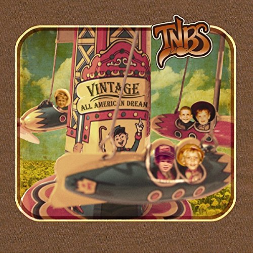 CD cover with cartoon children on vintage carnival rides.