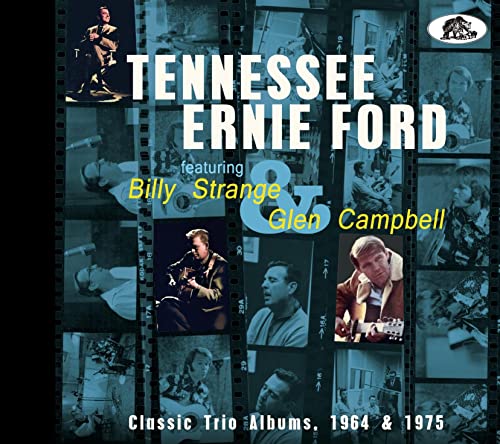 CD cover for Tennessee Ernie Ford albums, featuring Billy Strange & Glen Campbell.
