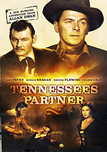 DVD cover for Tennessee's Partner featuring actors John Payne and Ronald Reagan.