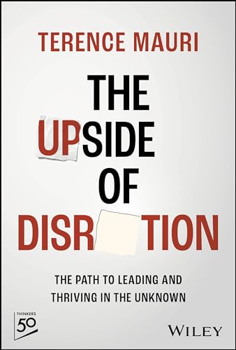 Book cover: "The Upside of Disruption" by Terence Mauri, with red and black text.